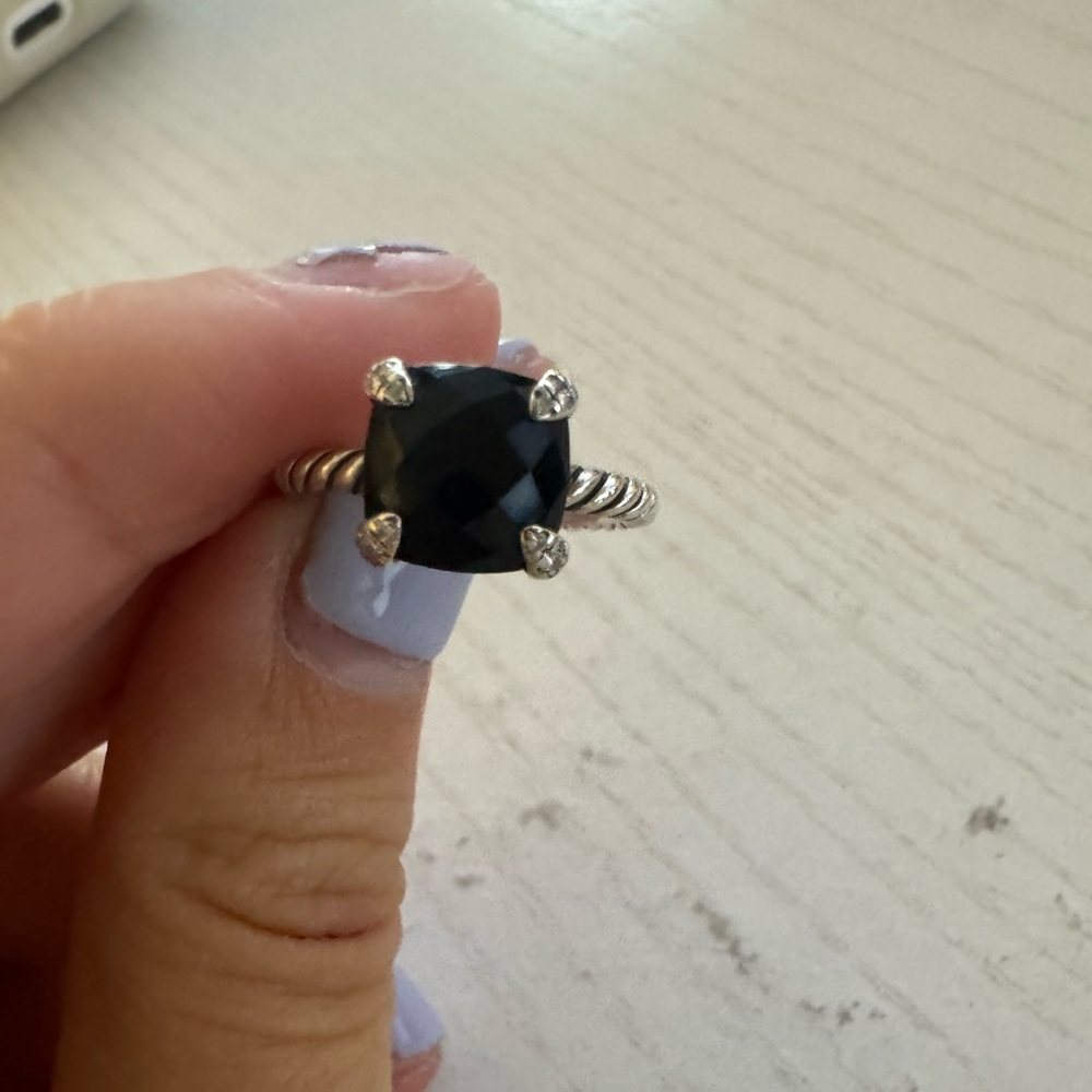 David Yurman Black Onyx Ring